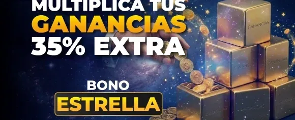Bono de Bienvenida 100% Real promotion